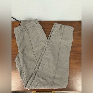 Etcetera Gray Pants Flat Front Design